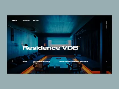 Govaert & Vanhoutte Architects Animation #4 ae after effect animation architechture architects clean concept concrete design grid interection interface minimal portafolio project typogaphy ui ux web website