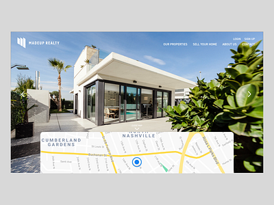 Real Estate Listing Web Design Concept animation booking design directions google maps landing page listing page listings map icon real estate real estate agency real estate agent realty rental ux design web design website design