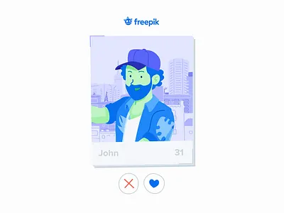 Valentine’s Day promotion ❤️ app banner creativity date design discount flat freepik gif illustration in love love match modal promotion valentine valentine day vector video video animation