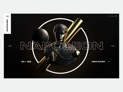 Warp Transitions after effects clean interaction interface landing page typography ui ui design ux web web design website