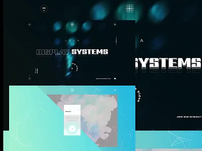 Display Systems. artificial artwork creative design display high intelligence systems tech technology ui ux website