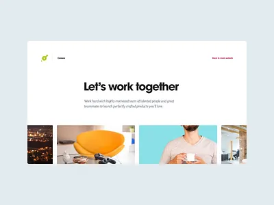 Art4web — Careers page accordion career careers clean job landing scroll simple web webdesign website work