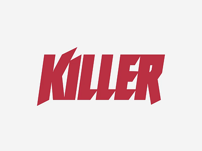 Killer after effects alphabet animation killer logo