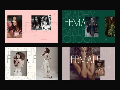 Photography Website Art Direction black clean design fashion grid header landing layout minimal modern serif simple slider typo typography ui ux web website whitespace