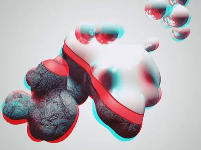 Blob after effect animation c4d illustration loop