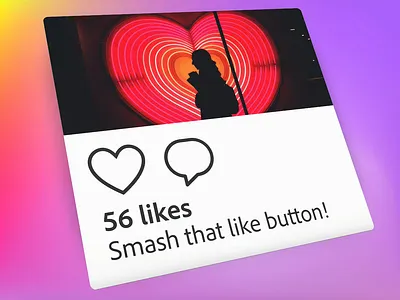 Happy Valentines Day adobe xd animation auto animate heart likes valentines day