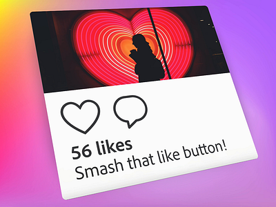 Happy Valentines Day adobe xd animation auto animate heart likes valentines day