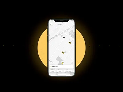 Booking Taxi Application app booking app ios app motion design order taxi ordertaxiapp taxi ui ux ux ui ux challenge