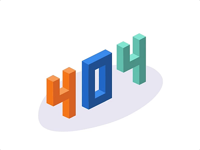 404 animation 404 animation css design gif isometric isometric design svg website