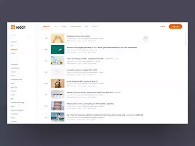 Reddit Redesign - Freebie animation app branding clean design flat freebie identity illustration logo minimal mockup reddit redesign template typography ui vector web website