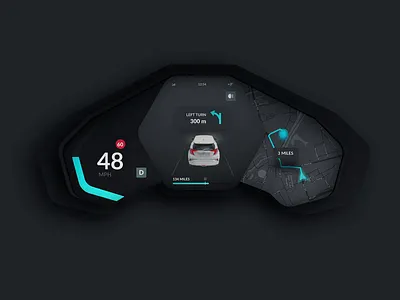 Qita Eva Car Dashboard after effect animation car app dasboard electro gif interaction interaction design ios iphonex landing mobile tesla ui uidesign ukraine ux animation web