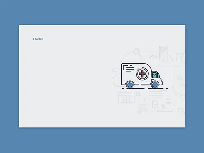 Sanlam DHA - Landing Page 2d animation after effects layout motiondesign ui