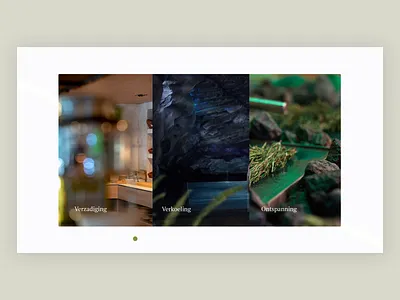 qwr - motion/animation/transition carousel design digital interaction interface menu motion navigation photography relax transitions web wellness