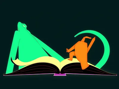 Fundacja Mamy i Taty - animated sequence 2d animation animation studio book doors dragon fairy tale fight illustration kids kids book knight love narrative pages parents sequence sketch studio pigeon tale