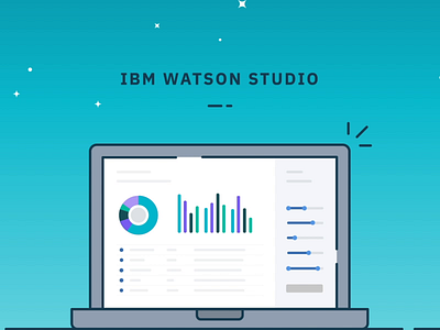 Loading Application Animation for Watson Studio app app animation application bar chart data data animation design design app desktop app ibm ibmdesign launching loading loading animation loading page pie chart rocket launching rockets rocketship watson studio