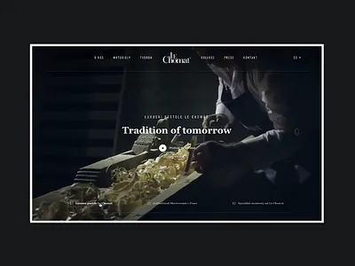 LeChomat luxury beds ONLINE animation bed clean czech design header homepage house landing landing page luxury minimal responsive simple typography ui ux web webdesign website