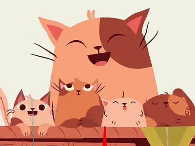 making of 2d ae after effects cat character cut out explainer flat funny making making of moho12 rigging