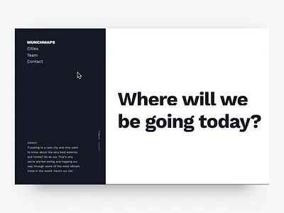 Home to Details page animation branding clean food hero interaction prototype restaurants ui ux website