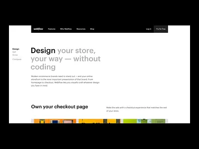 Webflow Ecommerce — Design animation design very cool stuff web web design webflow
