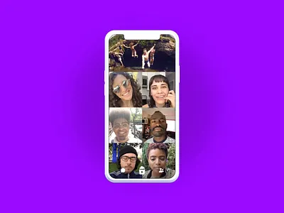 Portrait + Landscape Focus Mode airtime facetime fullscreen group ios media reactions social together video video app video chat watch party youtube