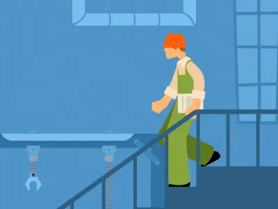 Safety engineering 2019 trend 2d after effect animation chracter gif icon illustration motion solovey studiosolovey vector