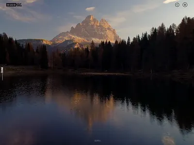 In caso di Mag Cortina - Colmar adv animation branding colmar design graphic logo magazine motion motion art mountain ski snow winter