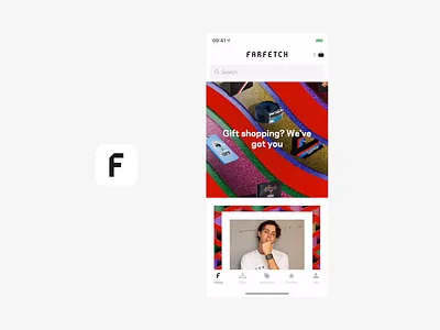 Farfetch Visual Search discover ecommerce farfetch fashion fashion app ios iphone label landing page photo product product page search search bar tag visual search
