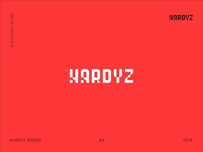 HARDYZ WORDS 2d animation branding business flat font future hardyz identity logo minimal motion shape technologies tetris type typeface typography