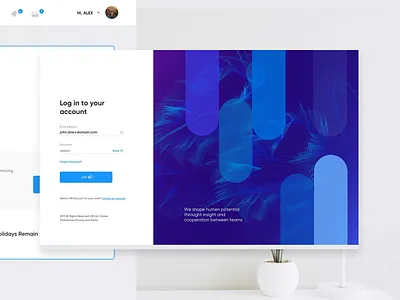 HR_Dashboard_2_2 ap app animation blue dashboard animation dashboard app dashboard design minimal ui ui ux design ux
