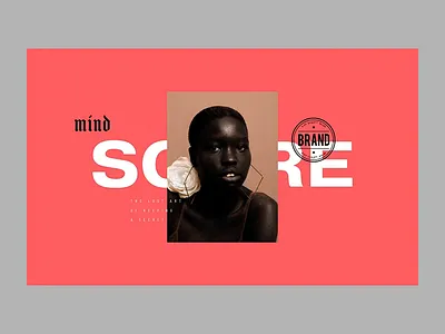 Mind Score animation design gif hero inspiration interaction interface principle typograph ui