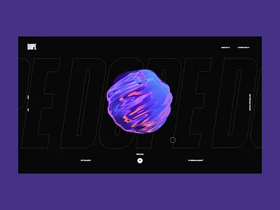 Generative shape interaction 3d abstract c4d concept design generative immersive interaction shape ui ux