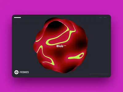 Blob Codepen canvas daily experimental html5 threejs ui