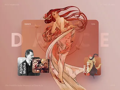 Affichemania booking finearts interaction slider transition ui ux webdesign