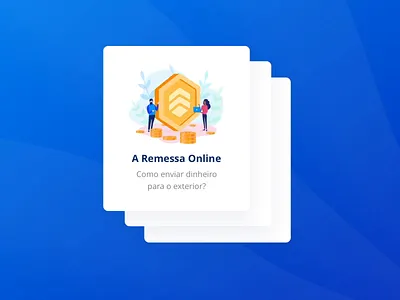 Hep center Remessa online animation design flat illustration landing page motion ui web