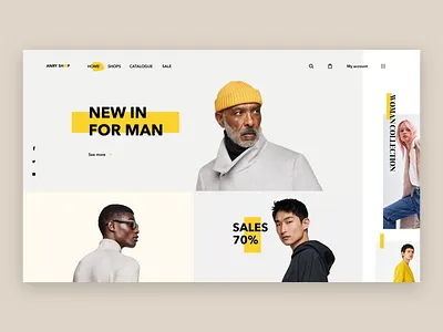Оnline Store Anry Shop animation branding design e commerce flat logo online store shop store type typography ui ux vector web website