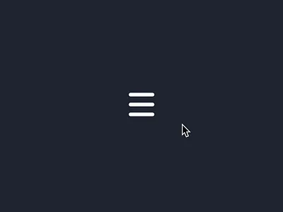 Dot Grid Menu [concept] after effects animation app dark dot dot grid hamburger