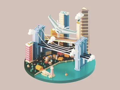 East Coast 3d animation 3d art 3d artist 3d illustration america american animation east coast editorial art illustration new york newspaper