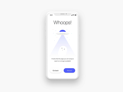 Banking app 404 page adobe xd animation app application application design bank design dribbble finance illustration interaction iphone ixd madewithxd mobile principle sketch ui ux