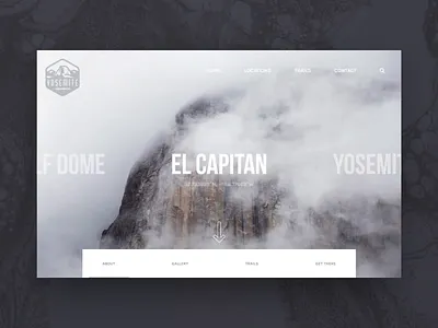 Seamless BG Interaction agency animation california design el capitan gif half dome interaction logo photography portfolio ui ux video web web design yosemite