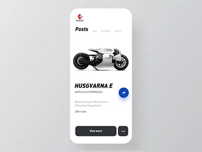 Barbara Motorcycles 2 design ui ux