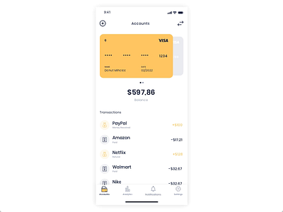 BT Pay - Accounts Animation adobe xd animation app banking design finance mobile motion ui ux