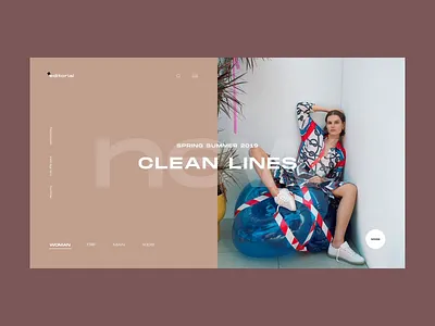 Editorial #2 brand daily daily ui design inspiration lookbook minimal portfolio ui ui design ux ux design web web design