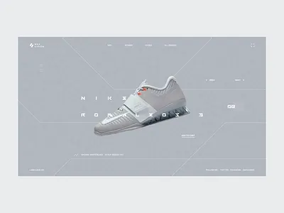 Sneaker Store animation clean design interface nike store transitions ui web
