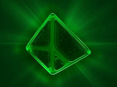 Camfrae radiation 3d c4d cgi digital art logo octane plastic radiation render visual visualization x particles