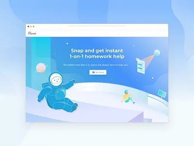Snapask Landing Page Redesign digital education landing page redesign snspask ui uiux website webui