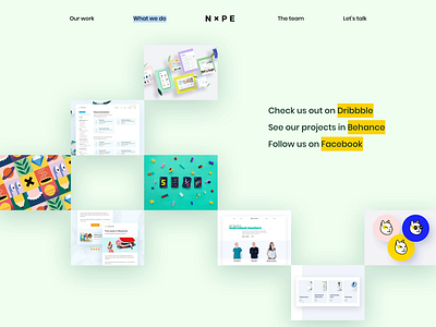 🤜 +✌️= 🐌 animation background brand brutal clean design dribbble gradient grid hands landing landing page minimal photo grid portfolio shots social media ui web website