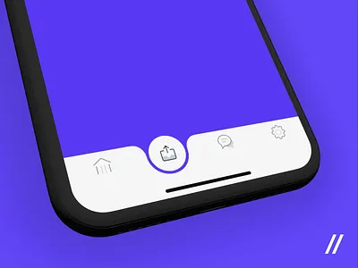 Banking App Tab Bar Navigation Concept animation app banking app bankingapp bubble concept design figma icon ios mobile motion motion animation navigation purrweb tab bar ui ux