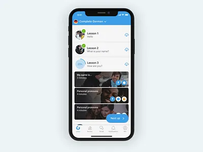Surfacing Smart Review bottom sheet fab ios language practice