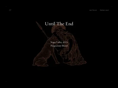 Unknown Cellars - Product Page design minimal modern scrolling ui user experience user interaction user interface ux web design website design wine