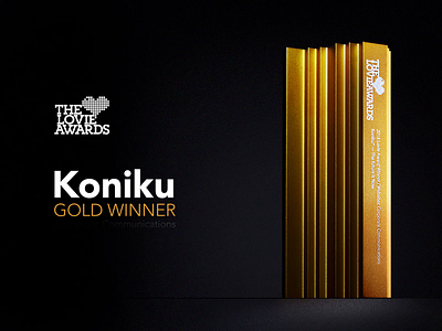 “We’re Sexy and You Know It” award award winning design fiftyseven gold koniku shoutout team thelovieawards ui ux web